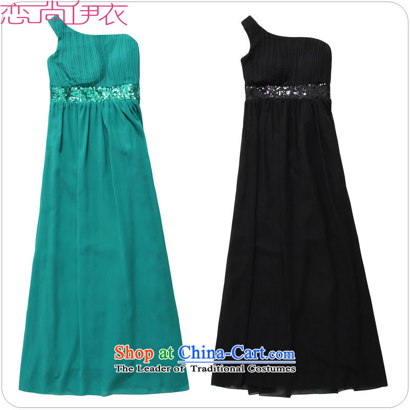 C.o.d. xl stylish long skirt dress new aristocratic goddesses temperament video thin ice woven dresses thick mm Beveled Shoulder hosted a dress code are approximately 90-120 black, land is of Yi , , , shopping on the Internet