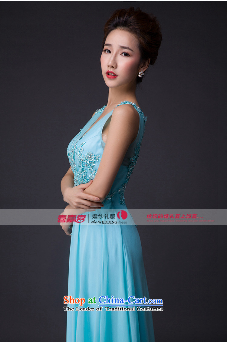 Hei Kaki 2015 New banquet dresses and sexy shoulders evening dress deep V-Neck Tie annual meeting was chaired by performing a style of dress skirt P002 L picture, prices, brand platters! The elections are supplied in the national character of distribution, so action, buy now enjoy more preferential! As soon as possible.