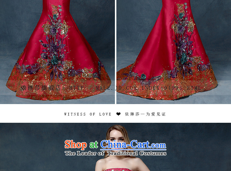 According to Lin Sha wedding dresses 2015 new stylish anointed chest red tail crowsfoot bows Service Bridal evening dresses marriage banquet RED M picture, prices, brand platters! The elections are supplied in the national character of distribution, so action, buy now enjoy more preferential! As soon as possible.