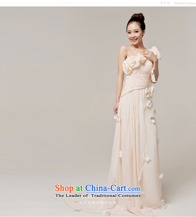 Recalling that hates makeup and evening dresses 2015 New Long stylish wedding dress brides Sau San bows shoulder bridesmaid L13007 serving champagne color M picture, prices, brand platters! The elections are supplied in the national character of distribution, so action, buy now enjoy more preferential! As soon as possible.