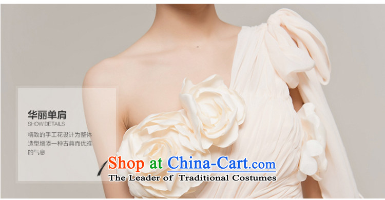 Recalling that hates makeup and evening dresses 2015 New Long stylish wedding dress brides Sau San bows shoulder bridesmaid L13007 serving champagne color M picture, prices, brand platters! The elections are supplied in the national character of distribution, so action, buy now enjoy more preferential! As soon as possible.
