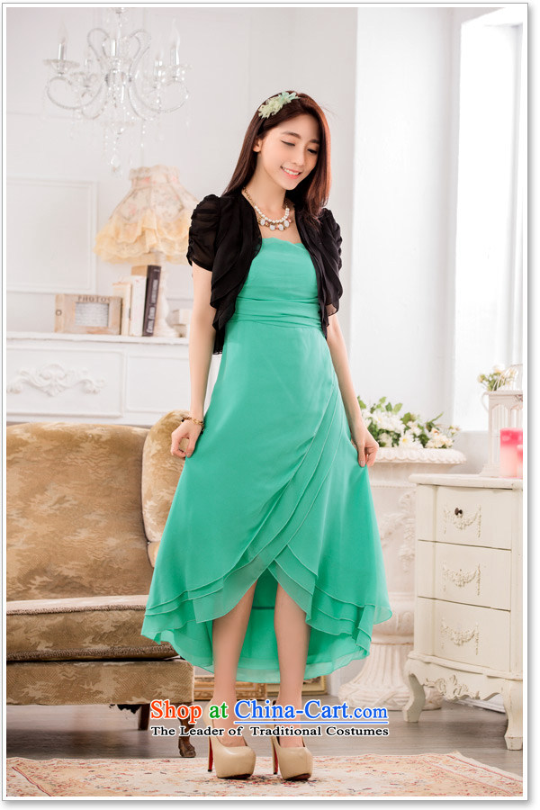  The Korean version of the elegant JK2 bright anointed chest Foutune of Princess skirt omelet before large chiffon dress skirt (feed) Green XXXL stealth with pictures, prices, brand platters! The elections are supplied in the national character of distribution, so action, buy now enjoy more preferential! As soon as possible.