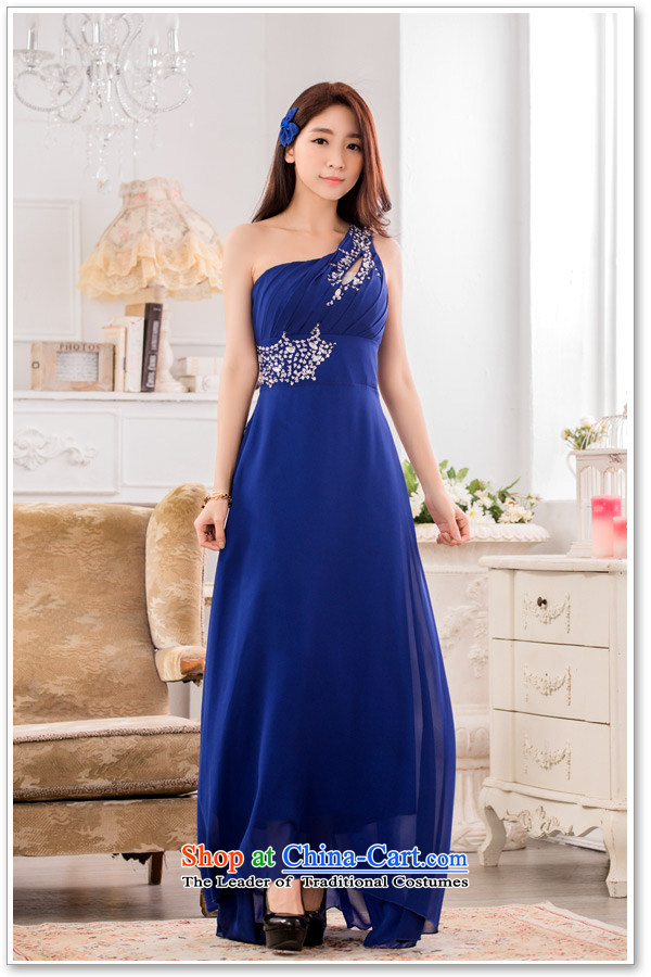  The auspices of Dinner show dresses JK2 stylish shoulder chiffon Pearl of the Staple manually long black dress code are pictures, prices, brand platters! The elections are supplied in the national character of distribution, so action, buy now enjoy more preferential! As soon as possible.