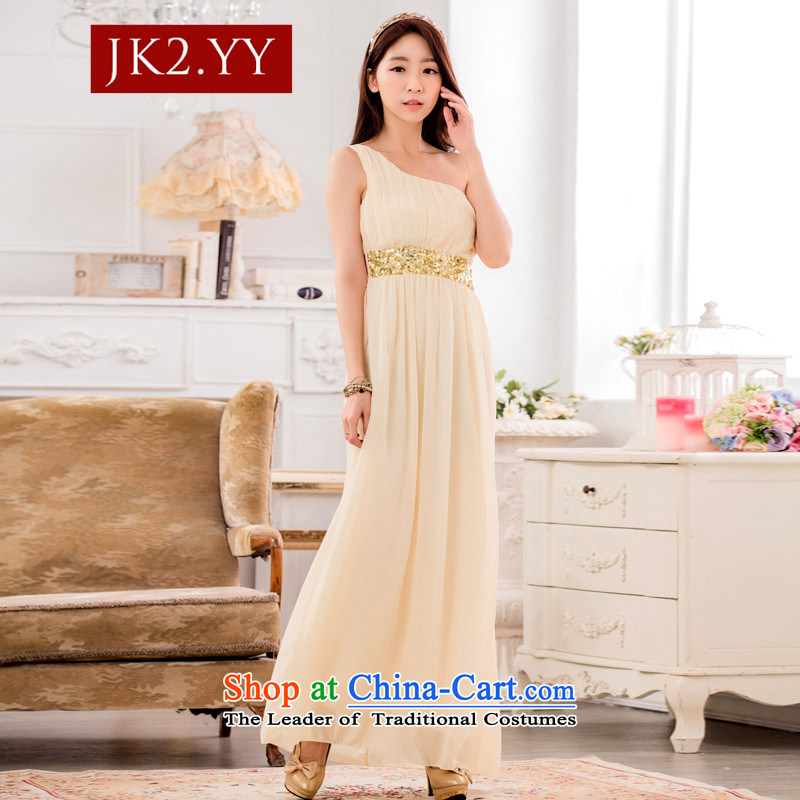  The Korean version of the stylish appearance JK2 shoulder Foutune of video thin chiffon dress manually staple-ju long evening dresses dresses green are code ,JK2.YY,,, shopping on the Internet
