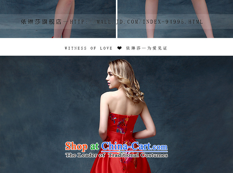 Evening Dress Short, 2015 New wedding dresses red bows Service Bridal Fashion Long Short of betrothal festival bridesmaid services red L picture, prices, brand platters! The elections are supplied in the national character of distribution, so action, buy now enjoy more preferential! As soon as possible.