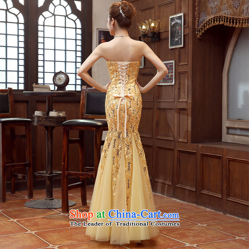 Time the new 2015 Syria of autumn and winter wedding dresses Bridal Services stylish crowsfoot gold bows lace marriage evening dresses Long Vehicle Exhibition car models dress skirt XXL, golden time Syrian shopping on the Internet has been pressed.