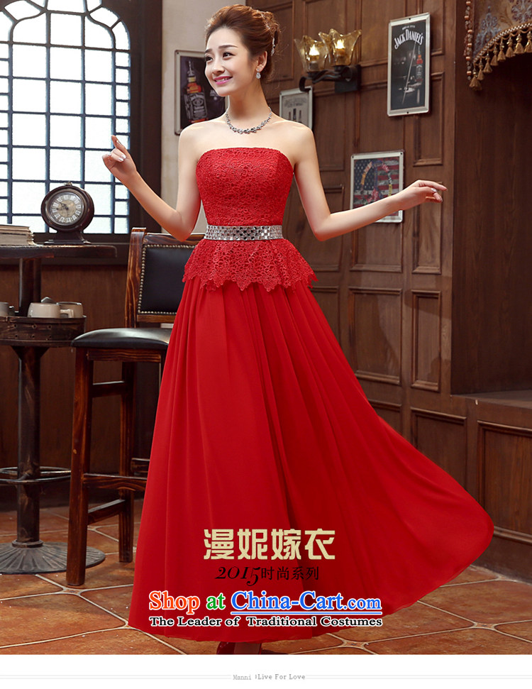 Time of autumn and winter 2015 Syria new the new Korean anointed chest lace Sau San video thin bride wedding dress red tie dinner dress long red XXL picture, prices, brand platters! The elections are supplied in the national character of distribution, so action, buy now enjoy more preferential! As soon as possible.
