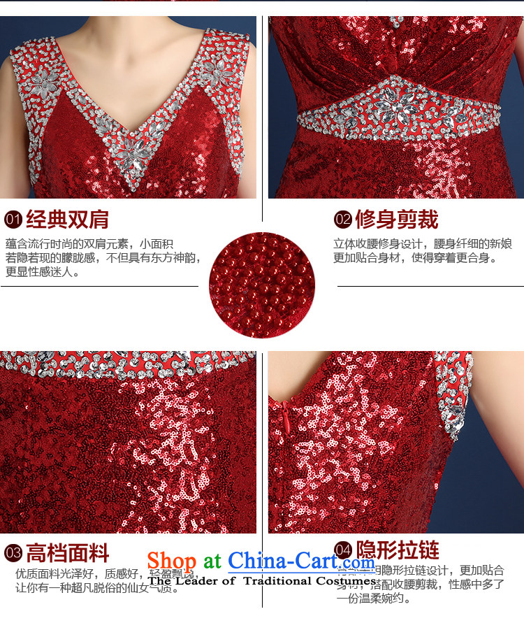 Red Dress bride bows services 2015 new luxury on chip elegant sexy shoulders crowsfoot dress car models to the moderator will Blue M picture, prices, brand platters! The elections are supplied in the national character of distribution, so action, buy now enjoy more preferential! As soon as possible.