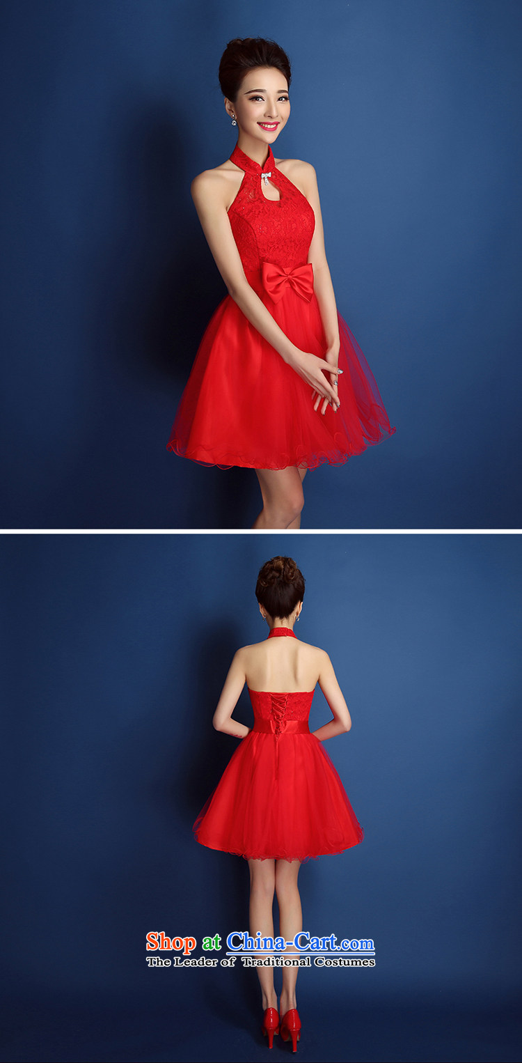 The new Word 2015 shoulder short spring and summer, a small red dress bride bows services lace short skirt bridesmaid services red XL Photo, prices, brand platters! The elections are supplied in the national character of distribution, so action, buy now enjoy more preferential! As soon as possible.
