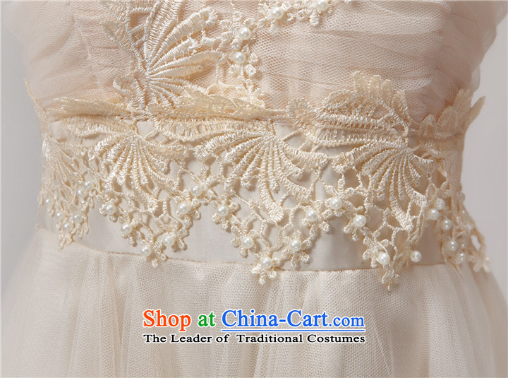 Ingman Windsor 2015 new staple pearl bridesmaid sister skirt short of services and banquet dinner dress small chest dress White M picture, prices, brand platters! The elections are supplied in the national character of distribution, so action, buy now enjoy more preferential! As soon as possible.