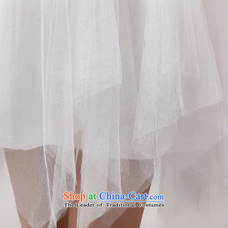 Ingman Windsor 2015 new staple pearl bridesmaid sister skirt short of services and banquet dinner dress small chest dress White M INGMAN Lisa (YINGMANSHAN) , , , shopping on the Internet