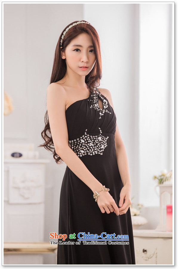  High-end atmosphere Jk2.yy dinner show moderator frockcoat manually staple pearl shoulder chiffon skirt long skirt large black are code around 922.747 recommended 100 pictures, prices, brand platters! The elections are supplied in the national character of distribution, so action, buy now enjoy more preferential! As soon as possible.