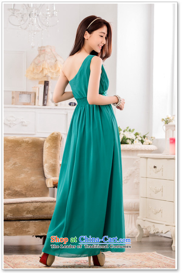 Jk2.yy elegance shoulder foutune chiffon long skirt XL light slice long evening dresses costumes green 2XL recommendations about 155 pictures, prices, brand platters! The elections are supplied in the national character of distribution, so action, buy now enjoy more preferential! As soon as possible.