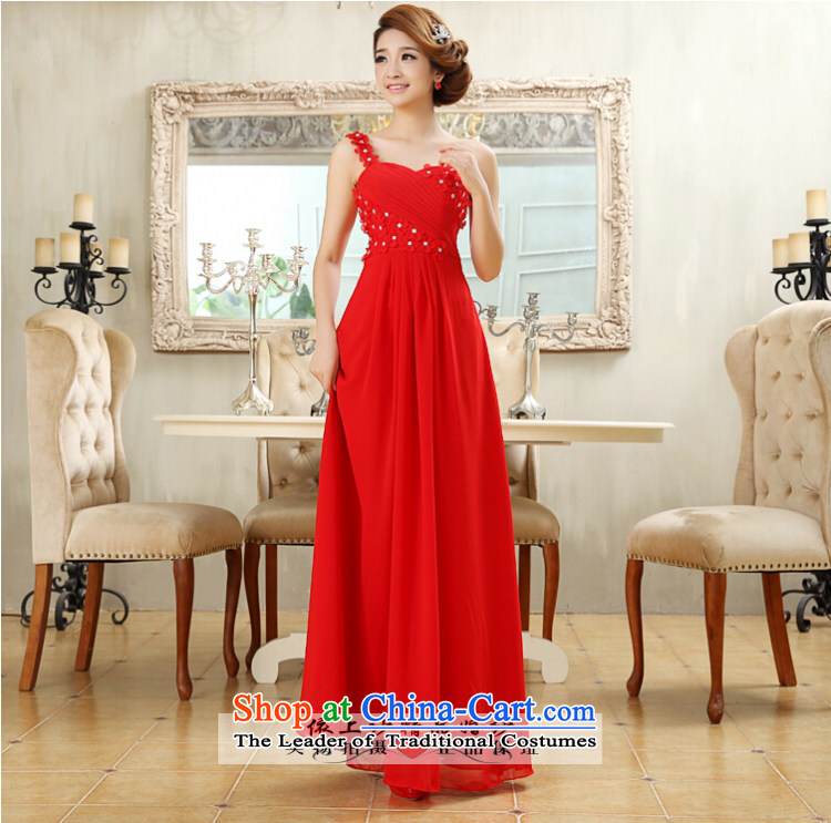Yong-yeon and 2015 New marriages of evening dresses bows services long red will shoulder bows dress red long M picture, prices, brand platters! The elections are supplied in the national character of distribution, so action, buy now enjoy more preferential! As soon as possible.