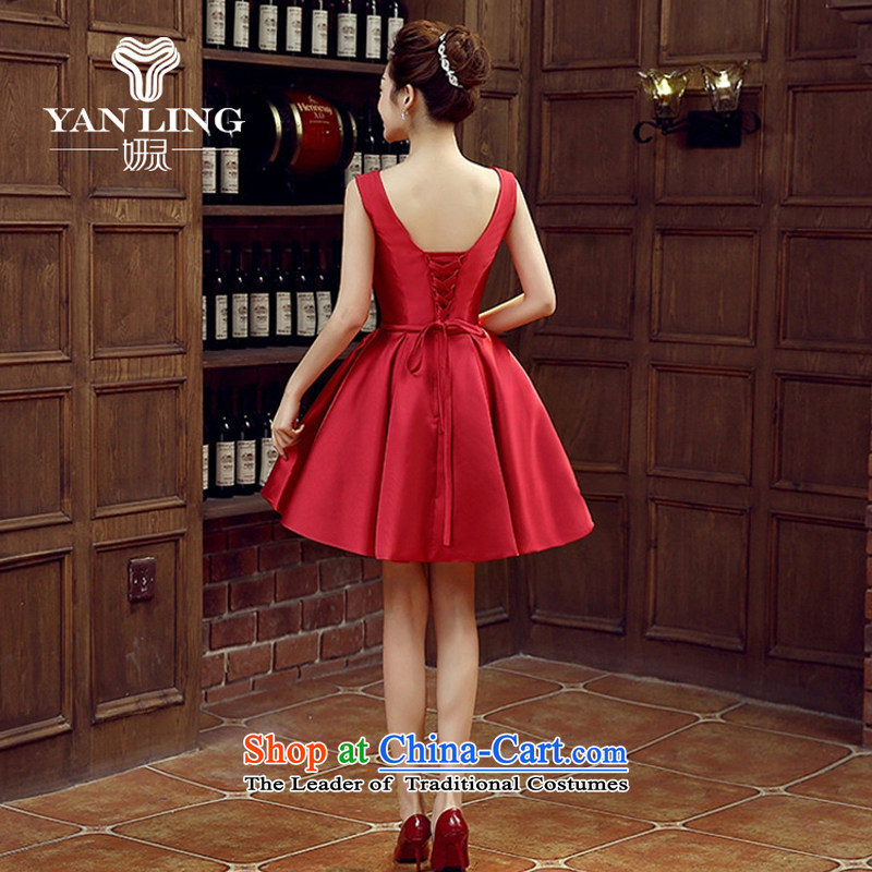 The bride dress marriage services new marriage bows are small red dress female Dress Short, banquet spring and summer XL, Charlene Choi spirit has been pressed shopping on the Internet