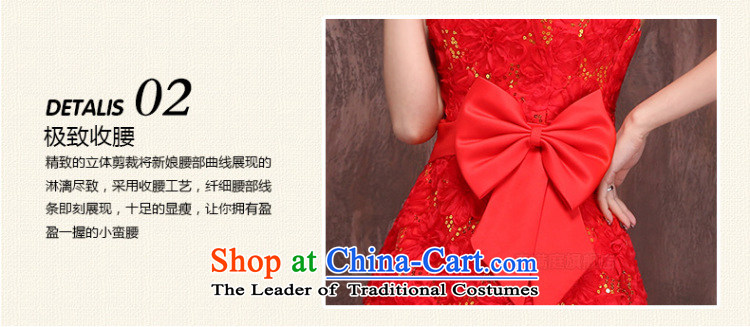 Wedding dresses in spring and autumn 2015 new marriages red short) bows services embroidery lace strap dress XXL picture, prices, brand platters! The elections are supplied in the national character of distribution, so action, buy now enjoy more preferential! As soon as possible.