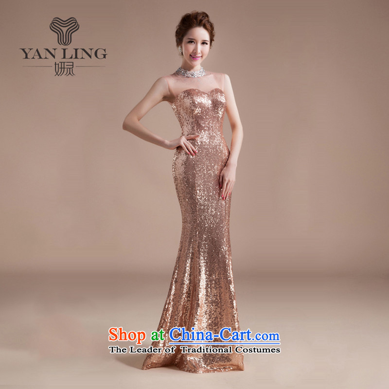 Charlene Choi Ling wedding dresses 2015 new marriages bows services crowsfoot Long Chest and Sau San evening dresses , Charlene Choi spirit has been pressed shopping on the Internet