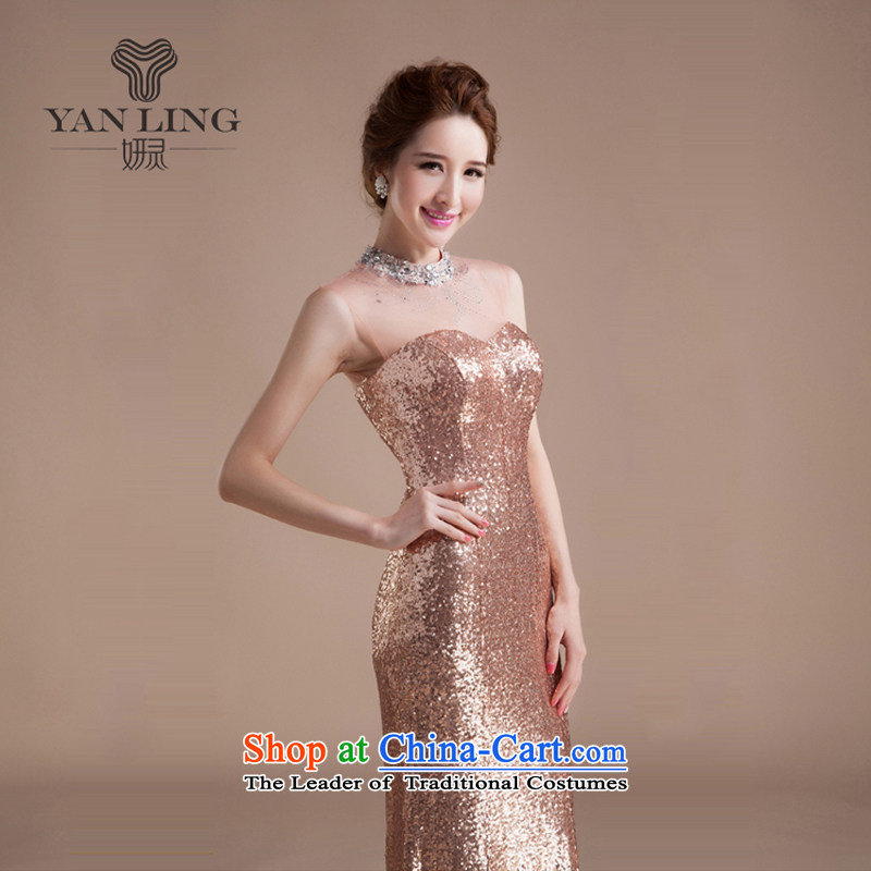 Charlene Choi Ling wedding dresses 2015 new marriages bows services crowsfoot Long Chest and Sau San evening dresses , Charlene Choi spirit has been pressed shopping on the Internet