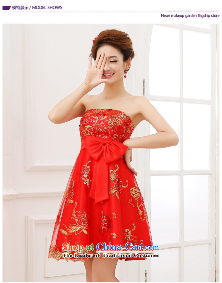 Yong-yeon and 2015 Spring/Summer High-Lumbar Korean front stub long after the marriage for larger bandages wedding dress bows services red short-sleeved red pregnant women crowsfoot XXL picture, prices, brand platters! The elections are supplied in the national character of distribution, so action, buy now enjoy more preferential! As soon as possible.
