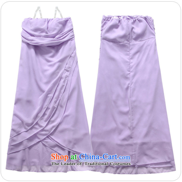  The Korean version of the elegant Jk2.yy foutune omelet before chiffon long skirt xl dress up the skirt to chest with a purple stealth code number involved the height and the weight ratio as the advisory service picture, prices, brand platters! The elections are supplied in the national character of distribution, so action, buy now enjoy more preferential! As soon as possible.