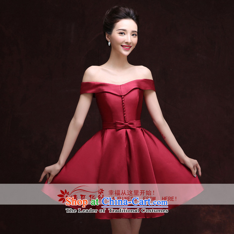 The feelings of Chinese spring and summer 2015 by the new bride upscale services Red Dress Short bows of video thin small dress skirt red marriage M picture, prices, brand platters! The elections are supplied in the national character of distribution, so action, buy now enjoy more preferential! As soon as possible.