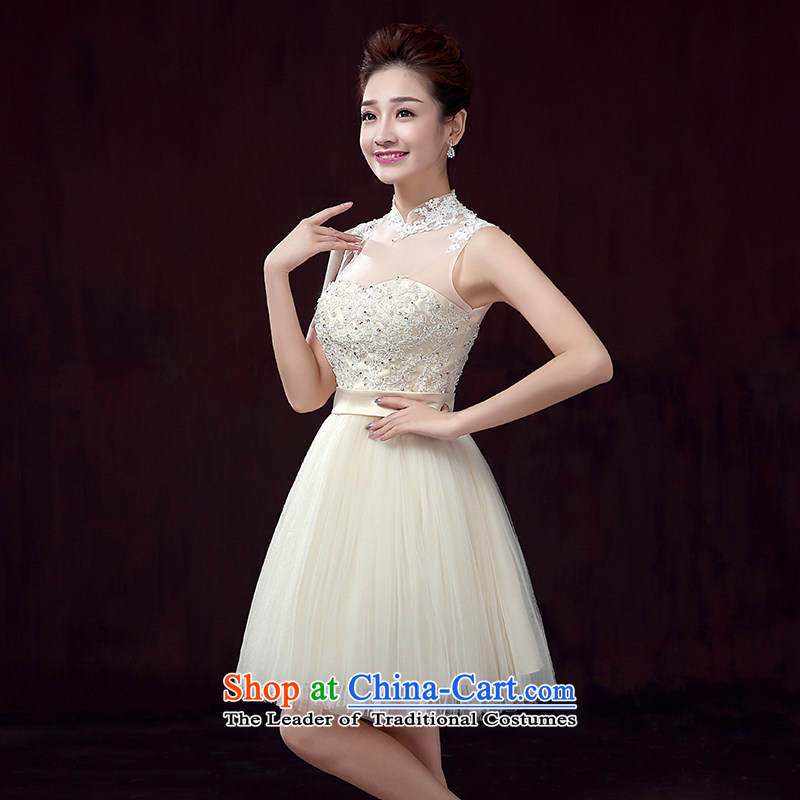The knot True Love 2015 new lace wedding dresses, small short skirt evening dress performances bride services bridesmaid dresses drink wine red S Chengjia True Love , , , shopping on the Internet