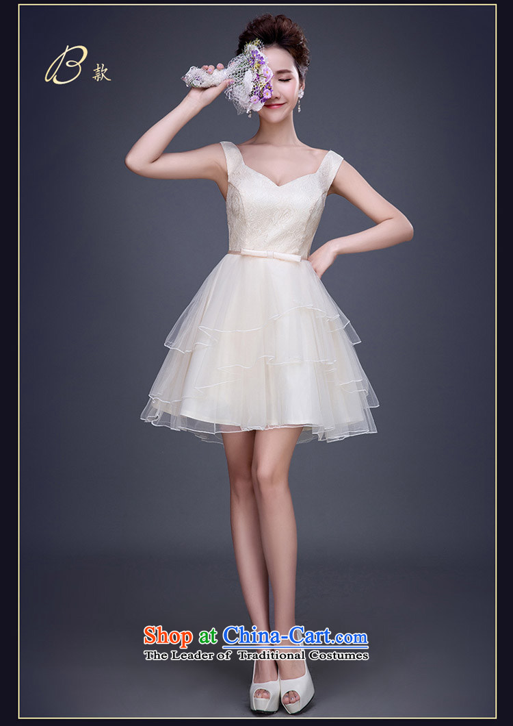 The knot true love bridesmaid dress 2015 new champagne color bridesmaid sister skirt short of services and banquet dinner dress small chest dress summer C L picture, prices, brand platters! The elections are supplied in the national character of distribution, so action, buy now enjoy more preferential! As soon as possible.