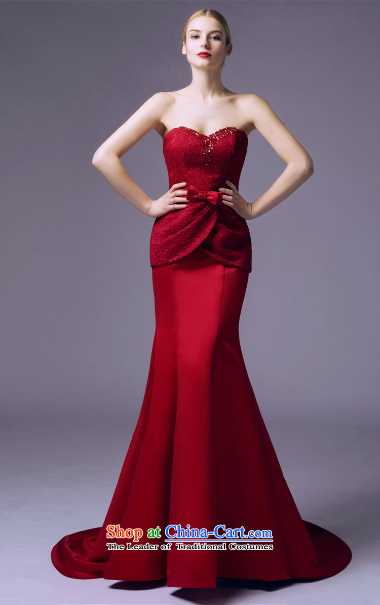 There is a sin session wedding dresses 2015 new marriages bows service banquet evening dresses moderator will erase chest dark red 4 pictures, prices, brand platters! The elections are supplied in the national character of distribution, so action, buy now enjoy more preferential! As soon as possible.