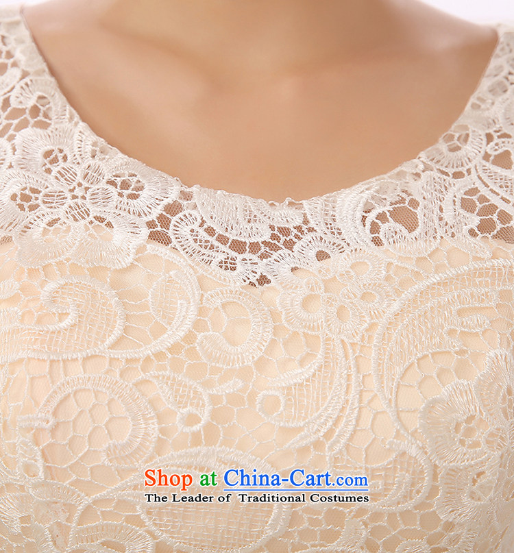 The new red married women serving the word bows shoulder lace stylish Sweet dress Sau San lace shoulders short dress oval-back dress bridesmaid dress Heung-ice color pictures, prices, XXXL brand platters! The elections are supplied in the national character of distribution, so action, buy now enjoy more preferential! As soon as possible.