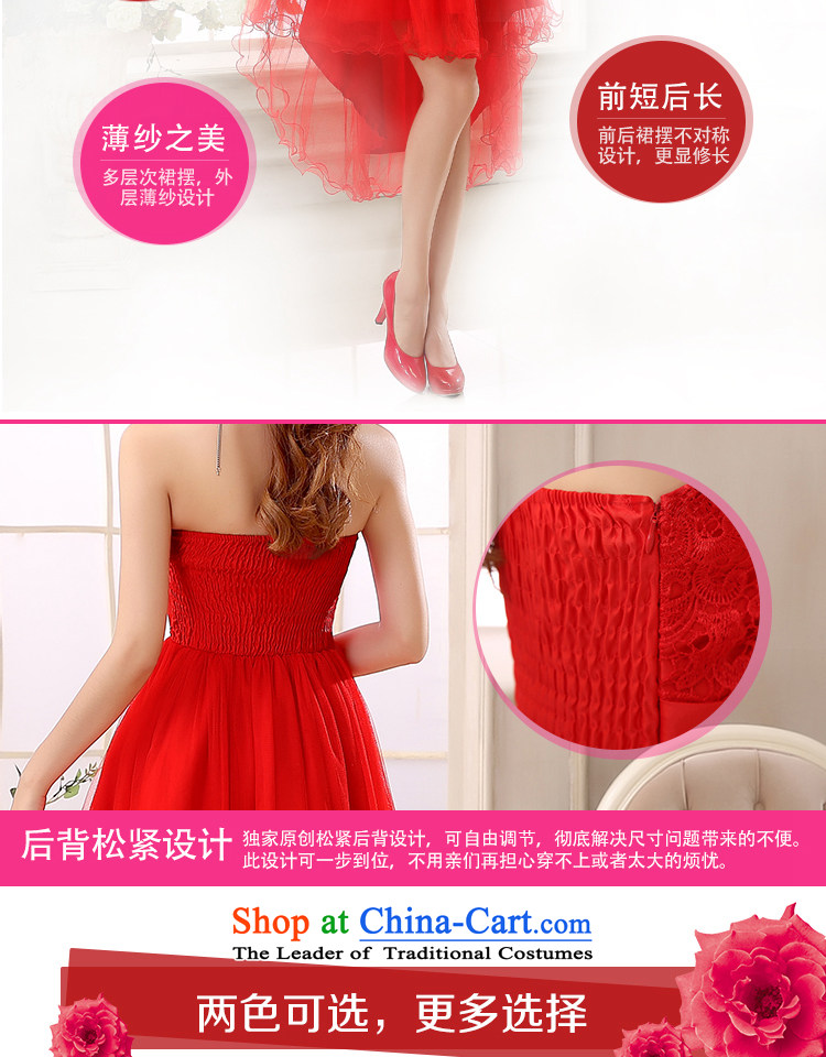 Terrier tereba evening dresses long red marriage bridesmaid banquet bows dress bridesmaid sister skirt short, 2,234 white are code pictures, prices, brand platters! The elections are supplied in the national character of distribution, so action, buy now enjoy more preferential! As soon as possible.