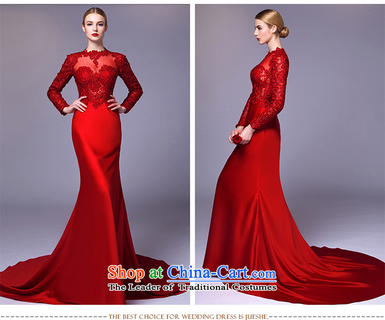 There is a red sleeved wedding dresses 2015 new aristocratic dress bows engraving service long-sleeved red 4 code picture, prices, brand platters! The elections are supplied in the national character of distribution, so action, buy now enjoy more preferential! As soon as possible.