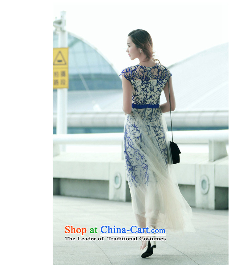Hsbc Holdings plc European station-soo Ming, dresses heavy industry embroidery large web dress bridesmaid dress skirt 2015 new blue S picture, prices, brand platters! The elections are supplied in the national character of distribution, so action, buy now enjoy more preferential! As soon as possible.