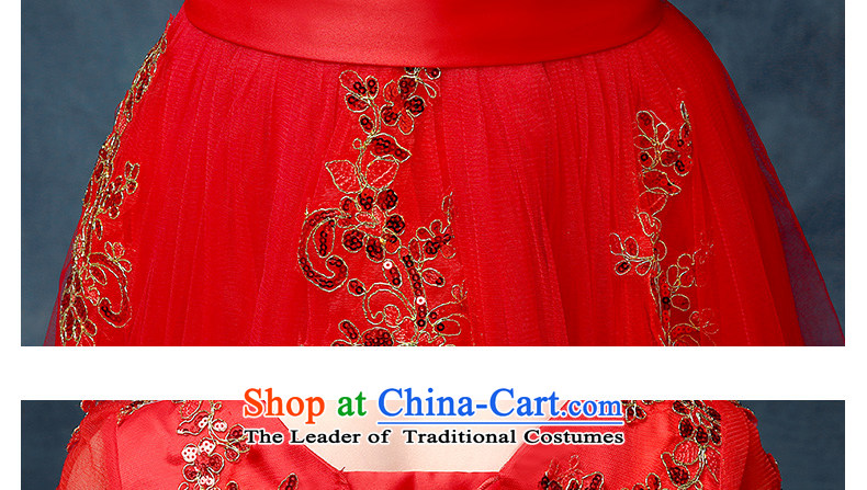 According to Lin Sha Wedding Dress Summer 2015 new marriage bows evening dresses long bright red banquet stage performances to the spring and summer female skirt red XL Photo, prices, brand platters! The elections are supplied in the national character of distribution, so action, buy now enjoy more preferential! As soon as possible.