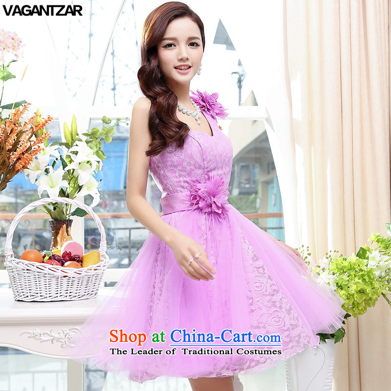 The new name-yuan VAGANTZAR2015 dress small incense wind sleeveless Sau San upscale wedding dresses wedding dress 1565 pink M,VAGANTZAR,,, shopping on the Internet