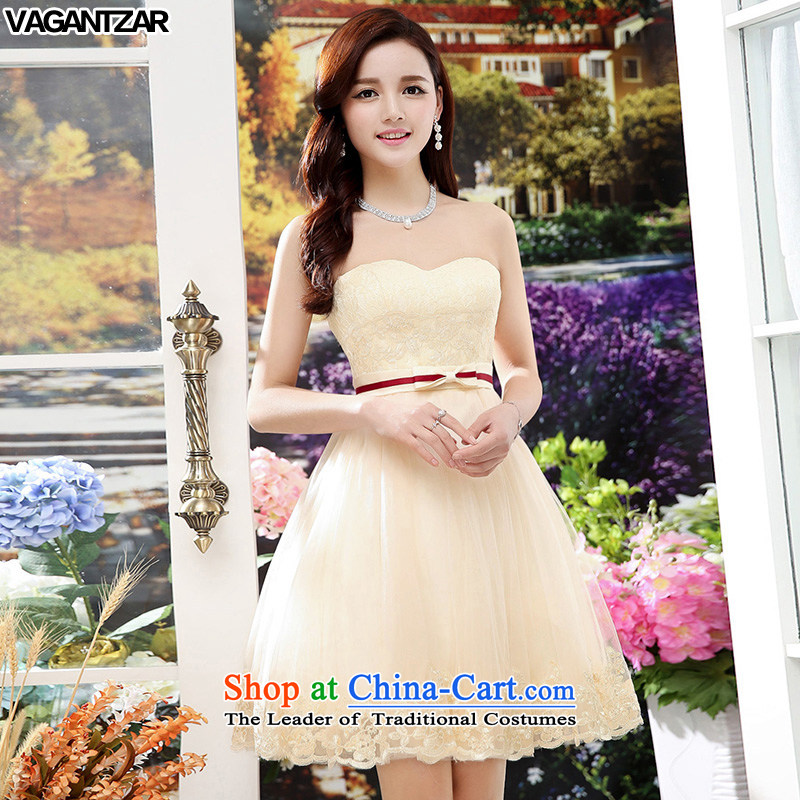 The new name-yuan VAGANTZAR2015 dress small wind wrapped Chest ( ) Hong upscale wedding dresses wedding dress1563 red XL,VAGANTZAR,,, shopping on the Internet
