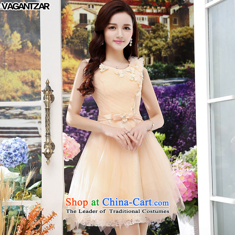 The new name-yuan VAGANTZAR2015 dress small incense wind sleeveless Sau San upscale wedding dresses wedding dress 1561 Red L,VAGANTZAR,,, shopping on the Internet