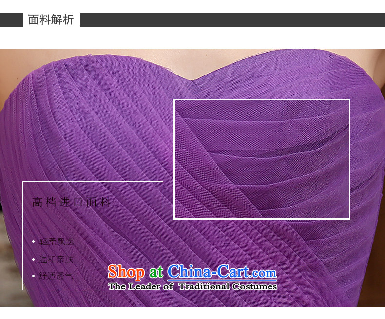 Rain-sang Yi marriages new stylish performances wedding dresses bridesmaid small photo building photography style Purple short skirt LF214) Purple XXL picture, prices, brand platters! The elections are supplied in the national character of distribution, so action, buy now enjoy more preferential! As soon as possible.