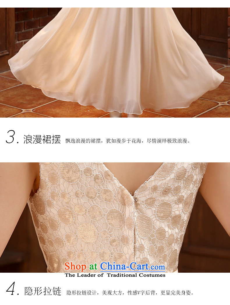 Rain-sang yi bride wedding dress wedding dinner drink long service will be hotel elegance dress dresses shoulders staple spring and summer, Pearl LF220 champagne color pictures, prices, XXL brand platters! The elections are supplied in the national character of distribution, so action, buy now enjoy more preferential! As soon as possible.