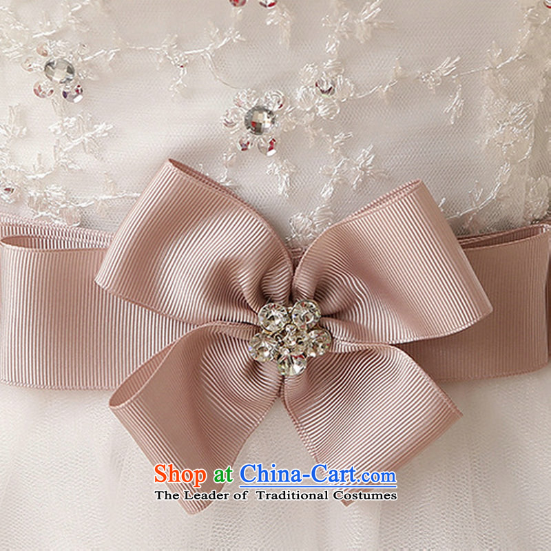 Optimize the new 2015 Hong-bridesmaid short of dress shoulders small fresh marriages bows small dress ycf007 thin L, Sau San Video optimized video , , , shopping on the Internet