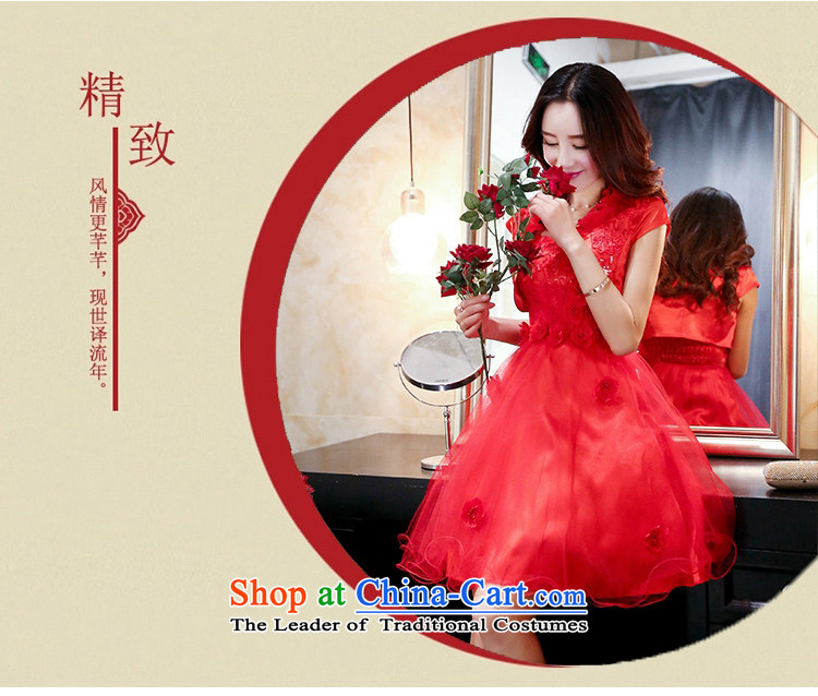 The Dream of the fourth quarter 2015 new boxed everyday dress Sau San Plate flower two kits short of dress dresses red XXL picture, prices, brand platters! The elections are supplied in the national character of distribution, so action, buy now enjoy more preferential! As soon as possible.