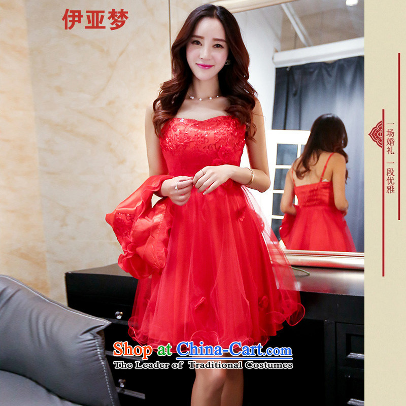 The Dream of the fourth quarter 2015 new boxed everyday dress Sau San Plate flower two kits short of dress dresses red XXL, Bahia Dream , , , shopping on the Internet
