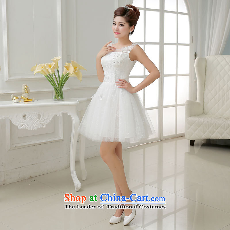Optimize the new 2015-hong in Sau San waist white Korean lace shoulders dress ycf013 M optimize Hong shopping on the Internet has been pressed.