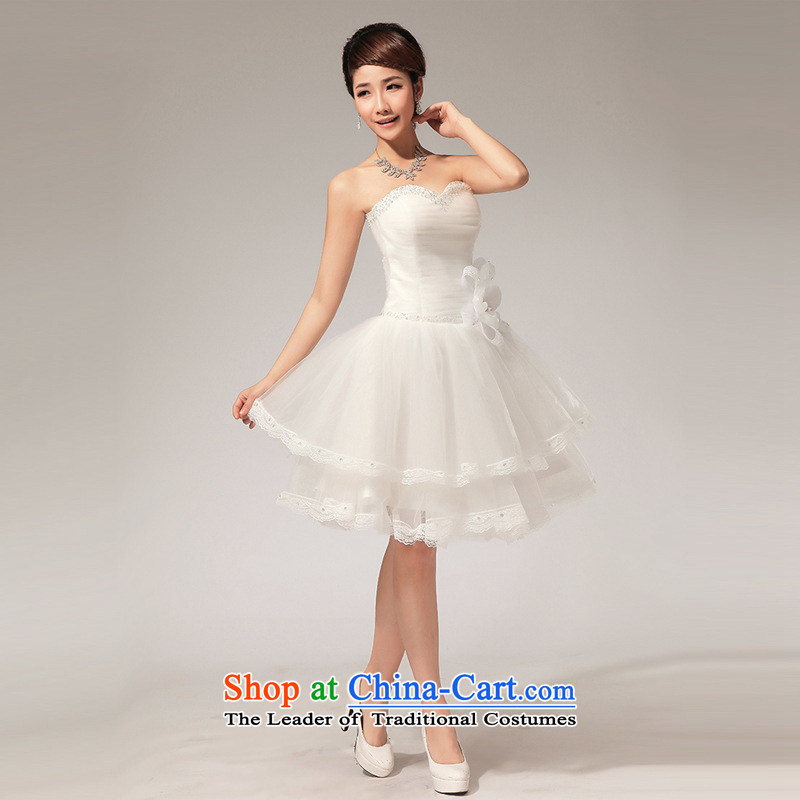 Optimize the New Korea 2015 Hong-version with chest lace flowers bon bon skirt ycf018 XXL, dress optimized small-hong has been pressed shopping on the Internet