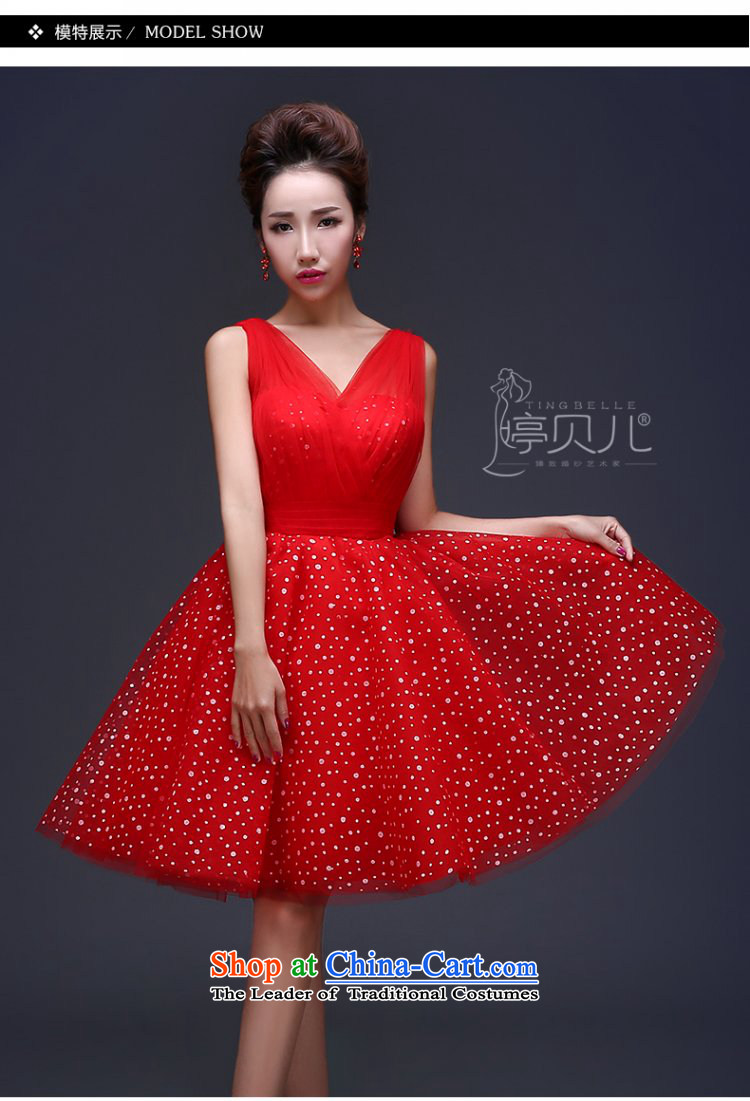 Beverly Ting bridesmaid dress new spring 2015 marriages evening dresses stylish shoulders Sau San bows services red summer short of Female dress dresses RED M picture, prices, brand platters! The elections are supplied in the national character of distribution, so action, buy now enjoy more preferential! As soon as possible.