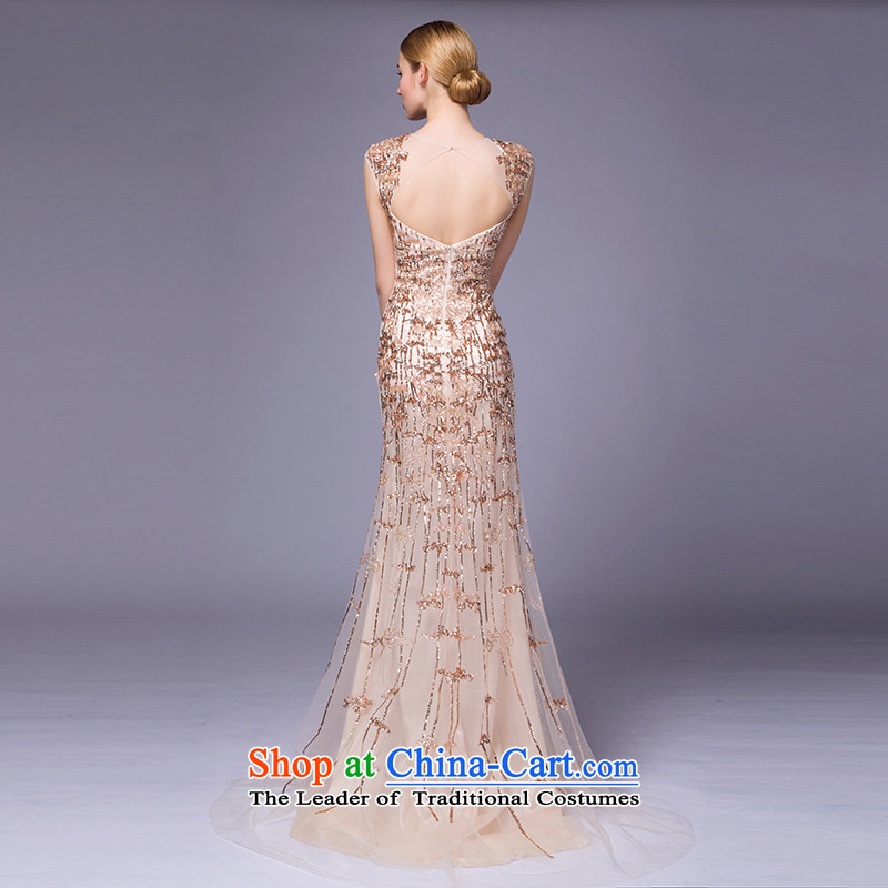 There is a minor, Athena wedding dresses 2015 new aristocratic dress marriages bows services evening dresses champagne color 10 yards, HOC , , , shopping on the Internet