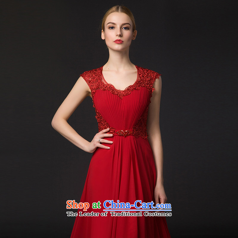 There is located the souls of flowers and wedding dresses 2015 new aristocratic dress bows to shoulder the smearing Red 2 code, HOC , , , shopping on the Internet