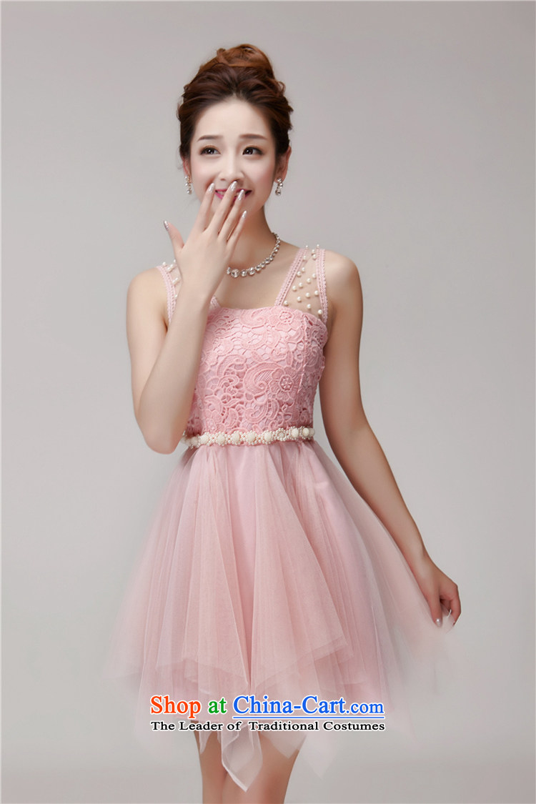 Kuzui red 2015 Summer new lace hook Flower nail pearl elastic waist strain nets bridesmaid dress chiffon skirt dresses female summer white L picture, prices, brand platters! The elections are supplied in the national character of distribution, so action, buy now enjoy more preferential! As soon as possible.
