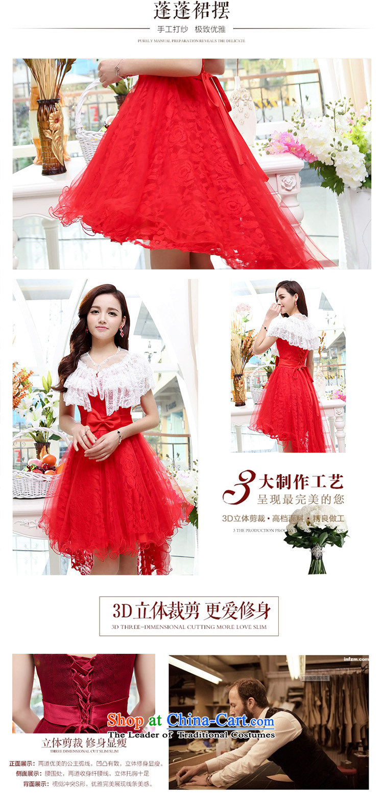 Cover Story 2015 new anointed chest dovetail Foutune of Sau San marriage small dress bride with a drink on the bride wedding dresses purple L picture, prices, brand platters! The elections are supplied in the national character of distribution, so action, buy now enjoy more preferential! As soon as possible.