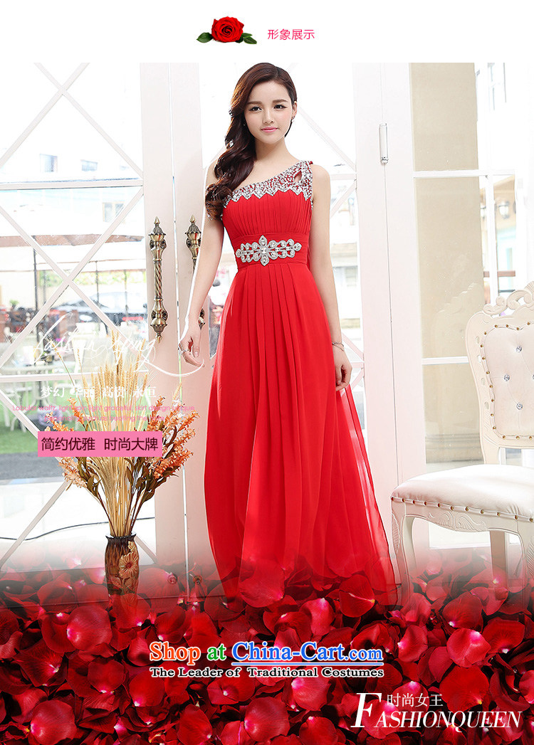 Cover Story 2015 Amoi Korean shoulder Beveled Shoulder back chiffon long skirt bridal dresses bridesmaid dress bows apricot color picture services L, prices, brand platters! The elections are supplied in the national character of distribution, so action, buy now enjoy more preferential! As soon as possible.