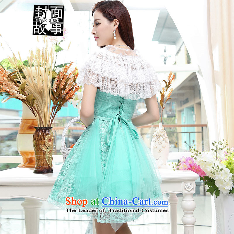 Cover Story 2015 Marriage bridesmaid fairies dress bows services serving the princess spring and summer pure color lace wedding bridal dresses red , L, Cover Story (COVER) SAYS shopping on the Internet has been pressed.